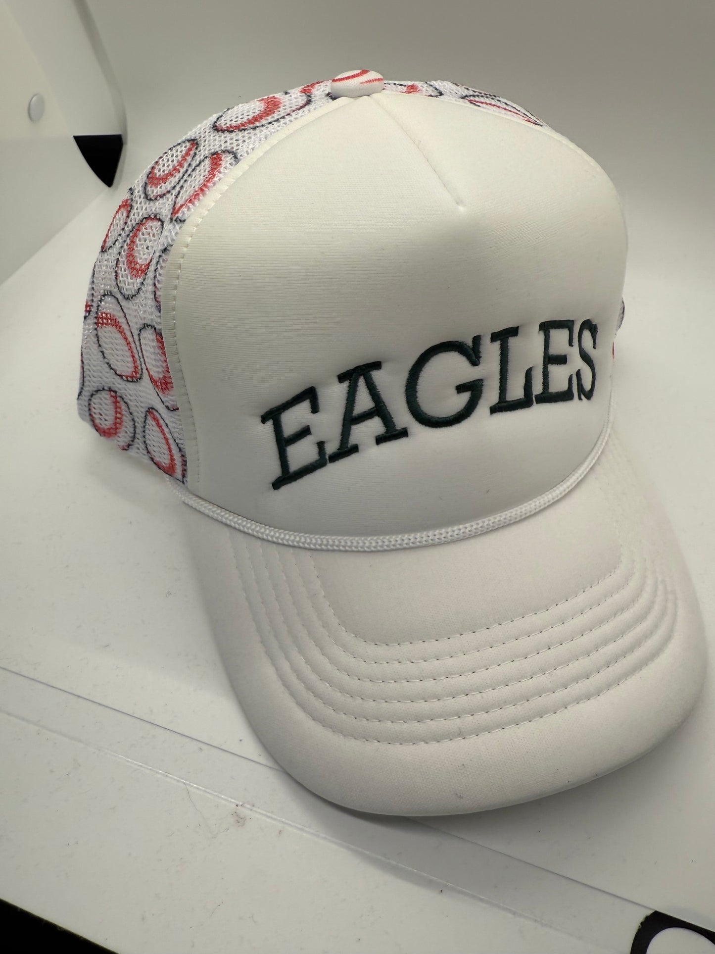 White Eagles foam baseball hat