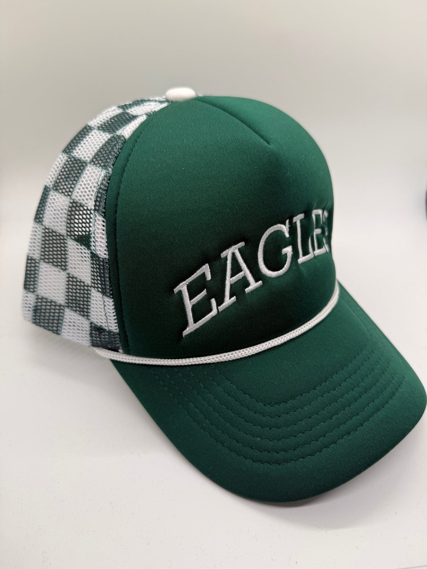 Foam checkered  Eagles hat